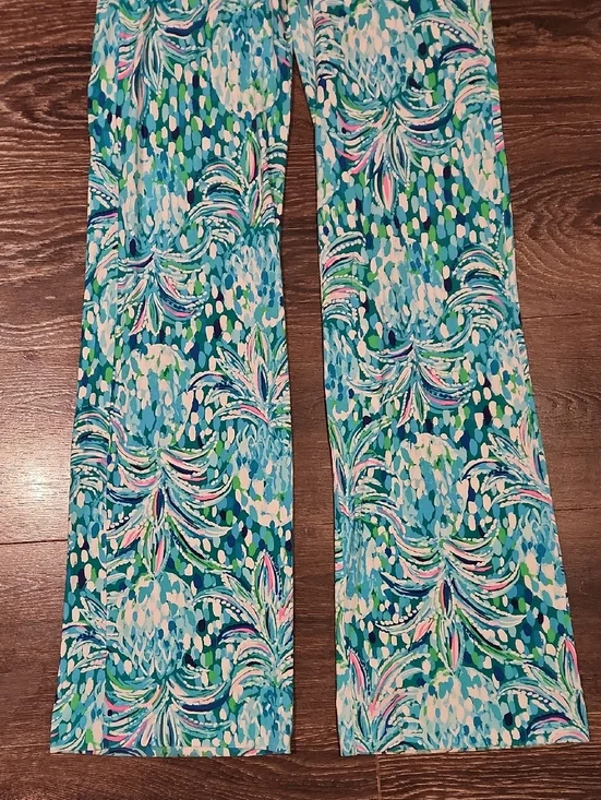 ❤️ LILLY PULITZER GEORGIA MAY PALAZZO PANTS, EMERALD ISLE PINEAPPLE OF MY EYE XS - Picture 7 of 11